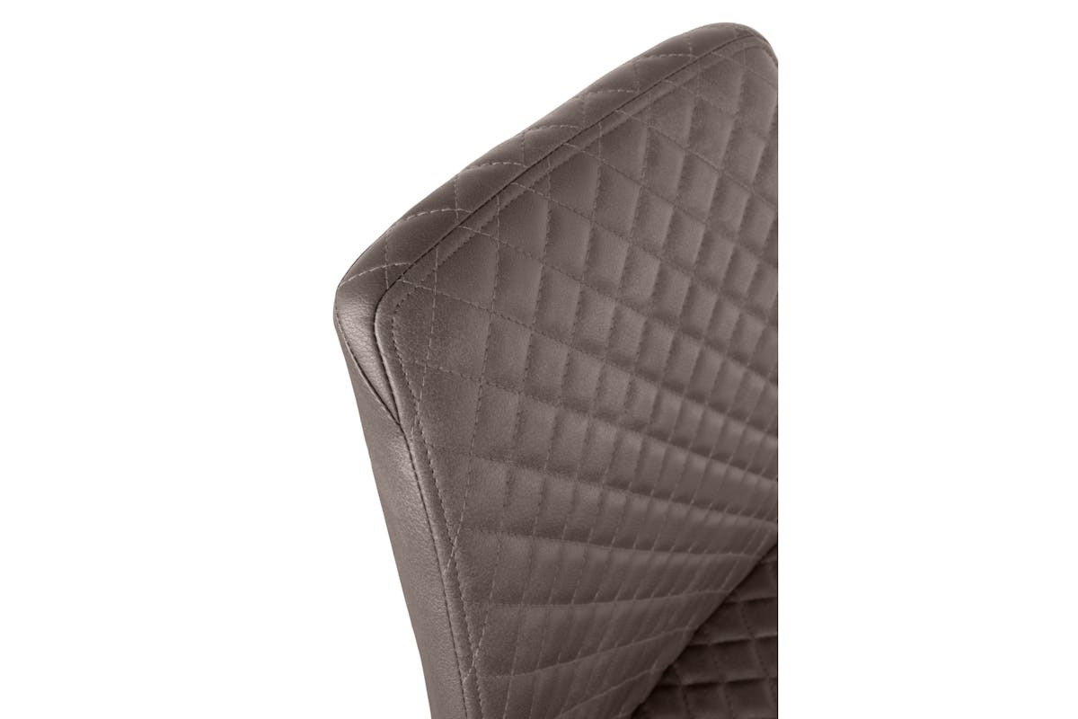 Ark Dining Chair | Leather | Brown-9
