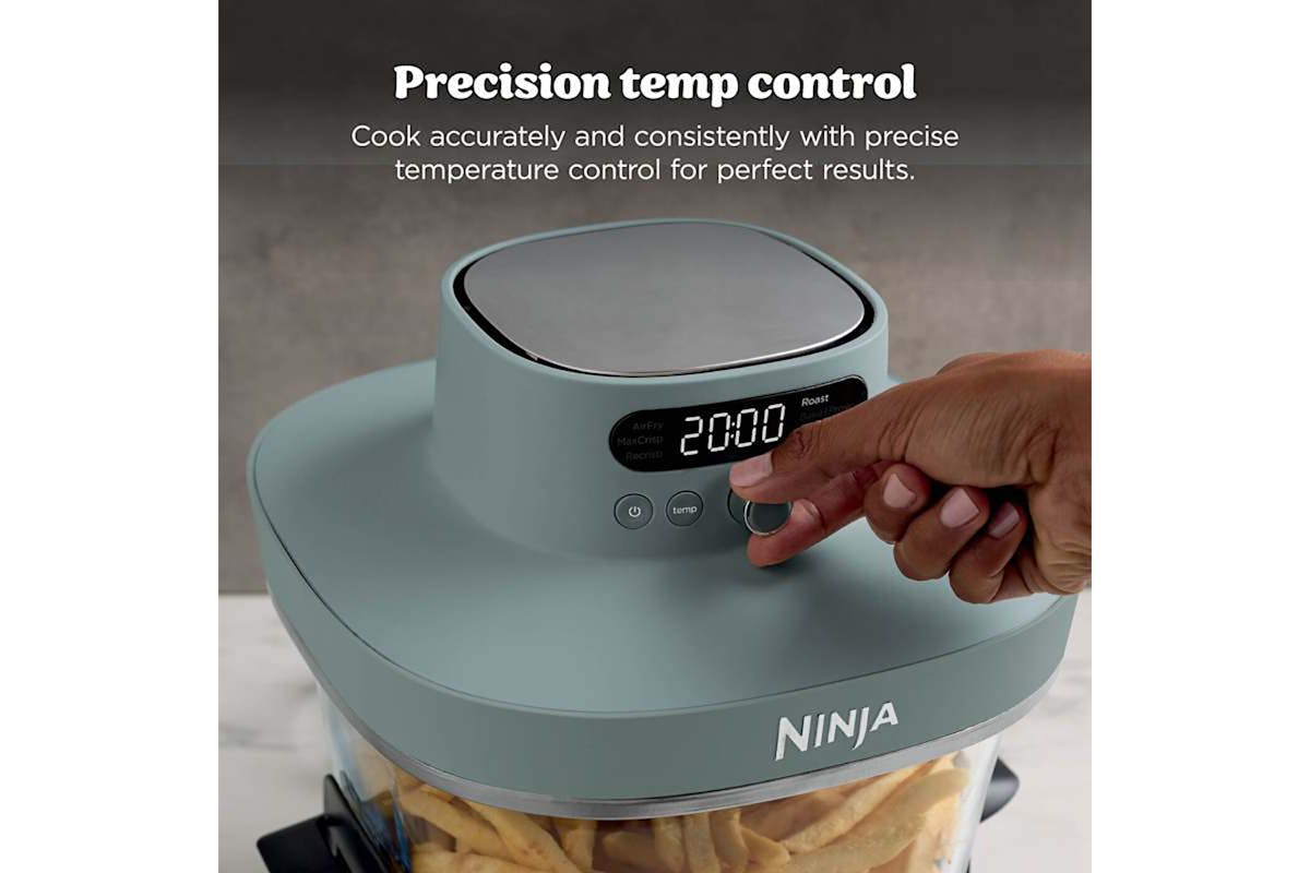 Ninja Crispi Pro 7-in-1 XL Glass Air Fryer | AS101UKGY | Ash Grey-4