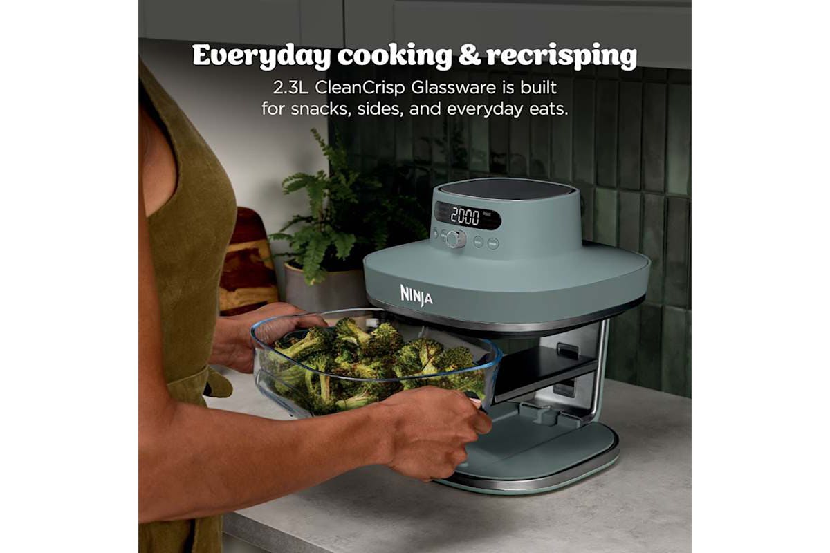 Ninja Crispi Pro 7-in-1 XL Glass Air Fryer | AS101UKGY | Ash Grey-6