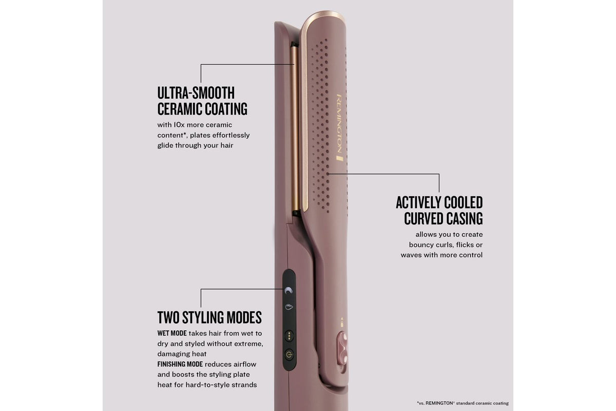 Remington Airvive 2-in-1 Hair Styler | AS8930 | Mauve/Gold-4