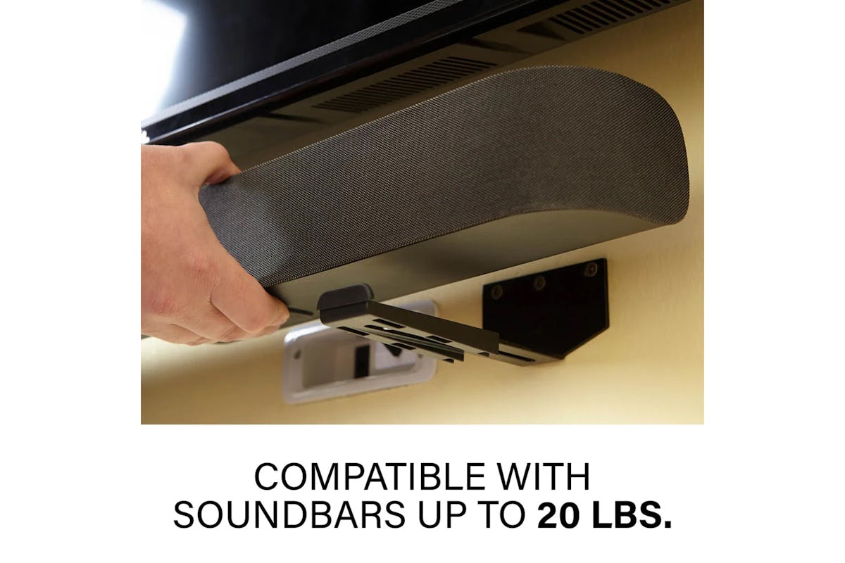 Sanus Accents Soundbar Mount | Black | ASBWM1-B1-3