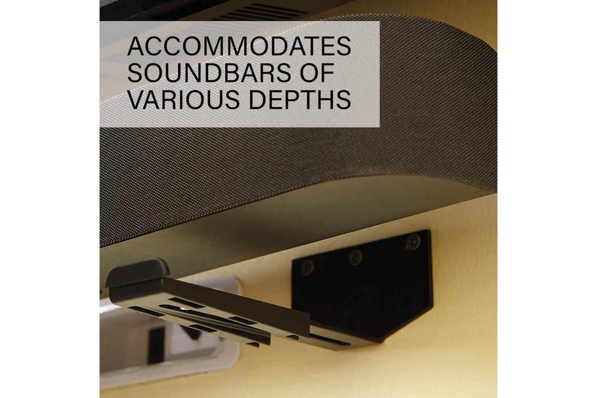 Sanus Accents Soundbar Mount | Black | ASBWM1-B1-6