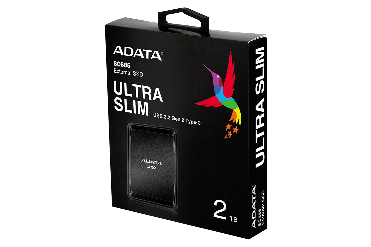 ADATA SC685 Ultra Slim Solid State Drive | 500GB | Black-6
