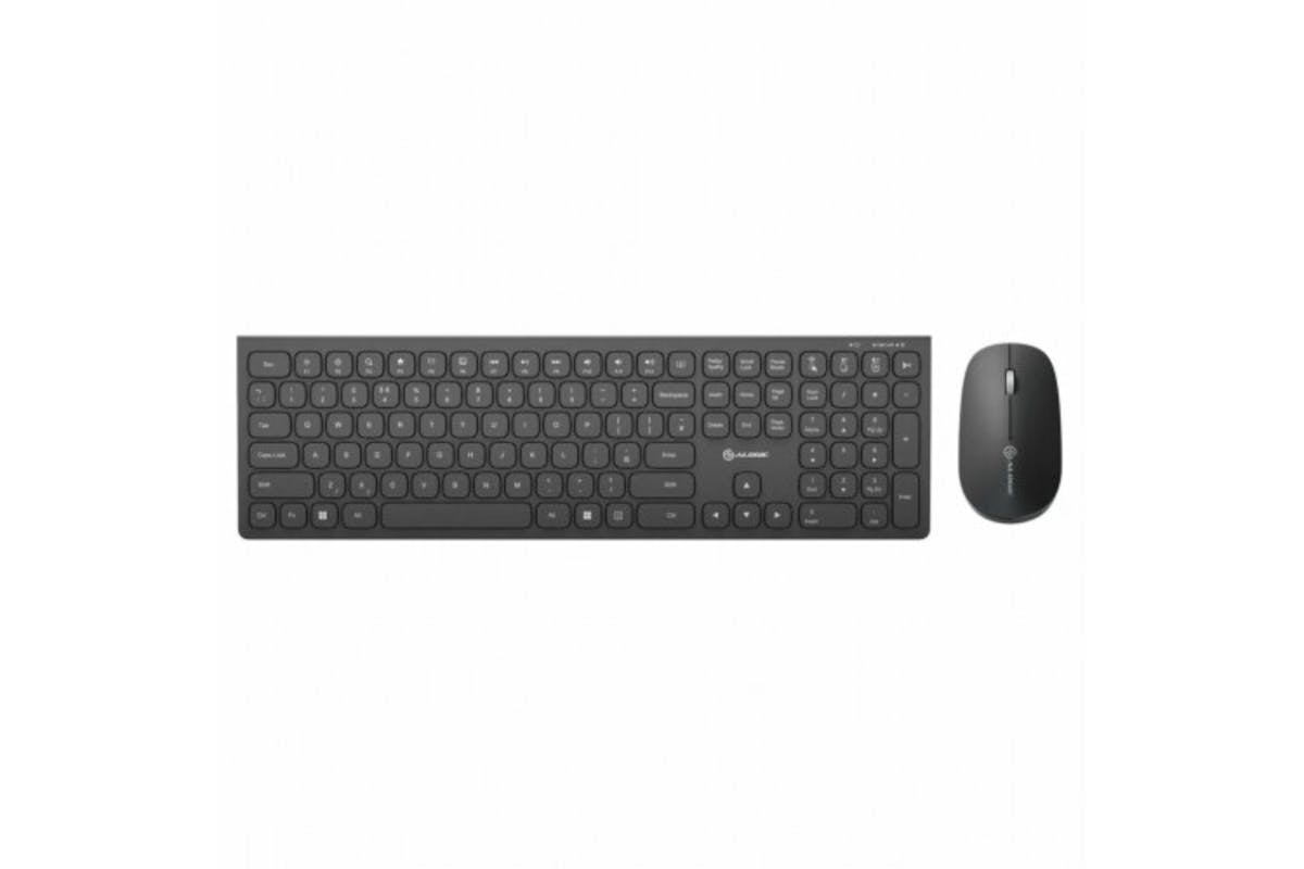 Alogic Echelon USB-C Rechargeable Wireless Mouse and Keyboard for Windows | Black-6