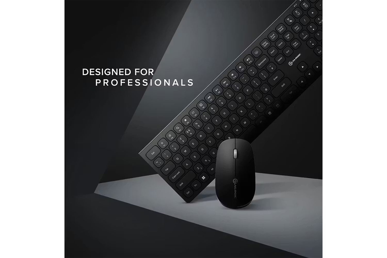 Alogic Echelon USB-C Wireless Mouse and Keyboard | Black-2