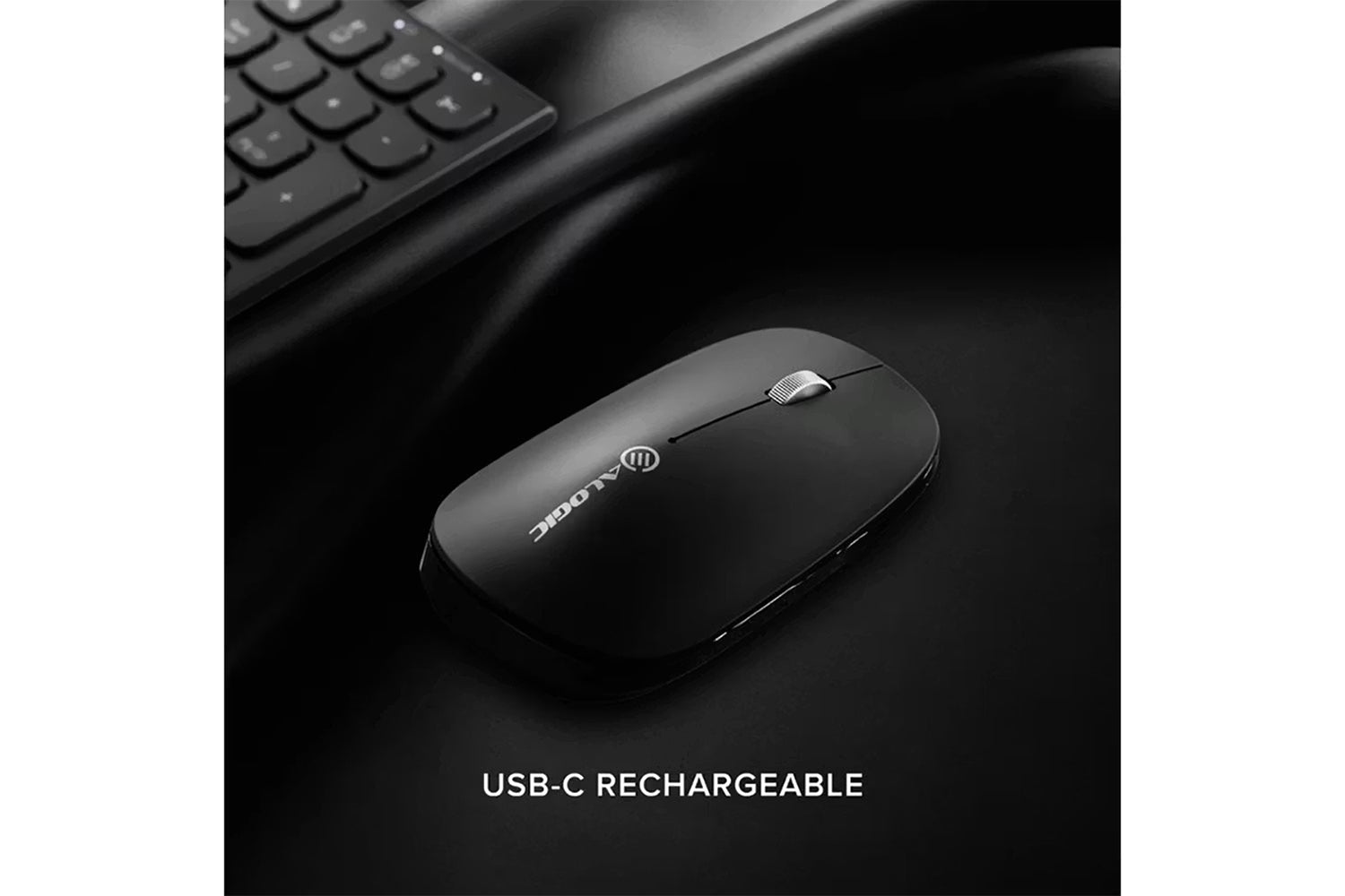 Alogic Echelon USB-C Wireless Mouse and Keyboard | Black-4