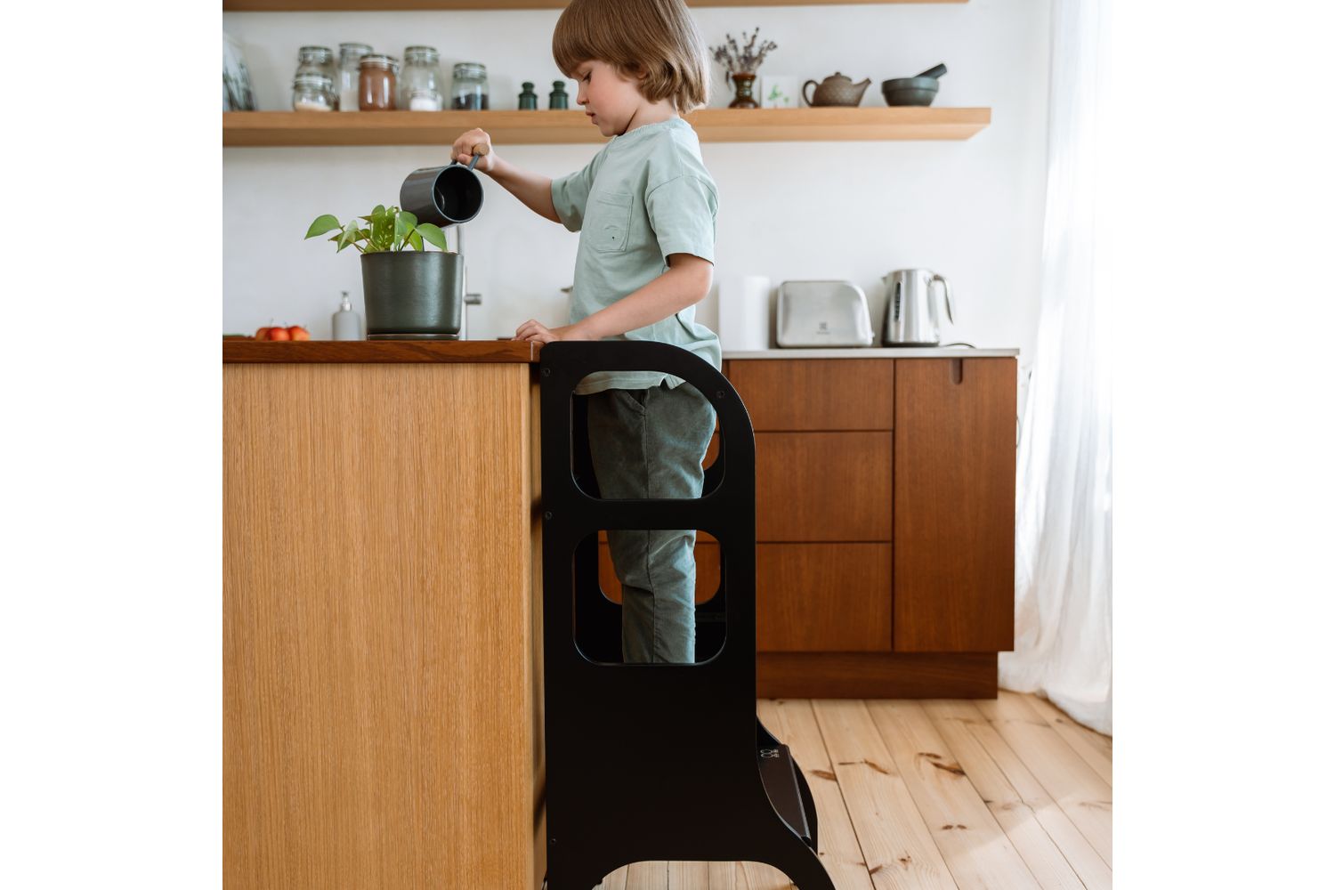 Ette Tete Adjustable Helper Tower Step Up | Helper Tower | Wooden-6