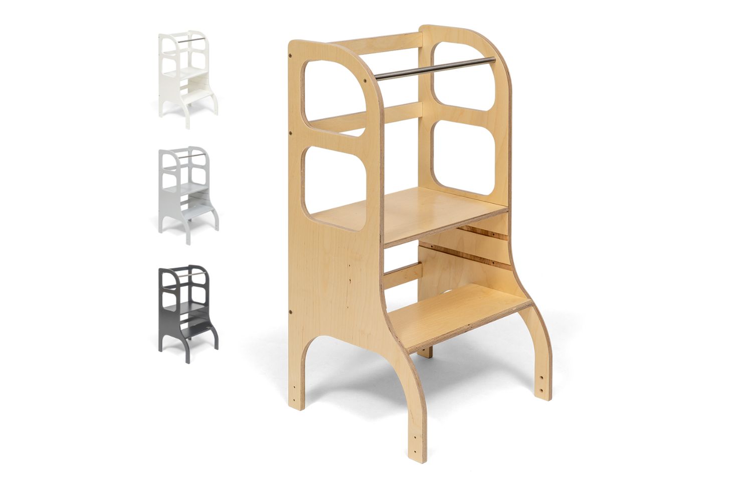 Ette Tete Adjustable Helper Tower Step Up | Helper Tower | Wooden | Adjustable Height