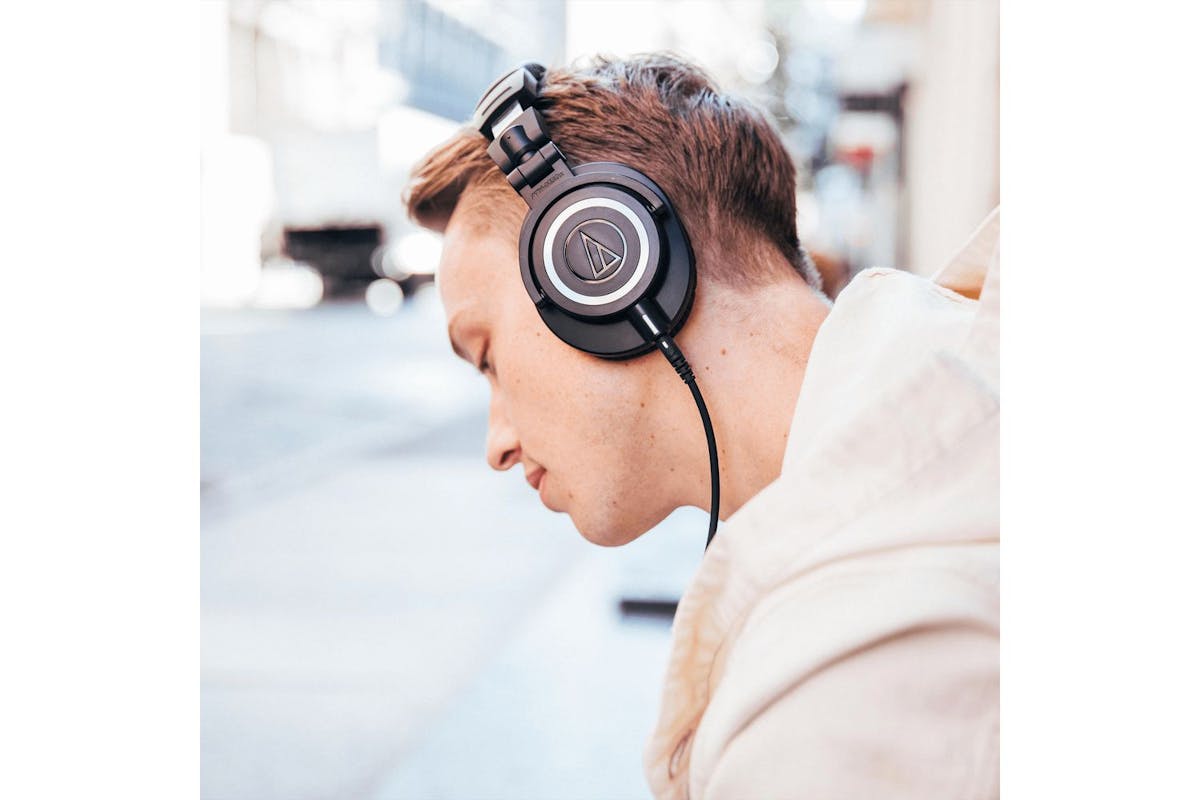 Audio Technica Professional Monitor Over Ear Headphones | Black-10