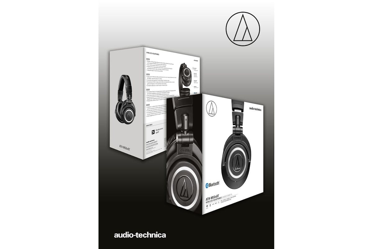 Audio Technica Over Ear Bluetooth Headphones | Black-5