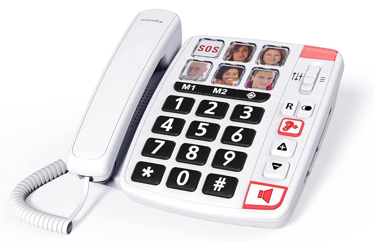 Swissvoice Big Button Corded Phone | Home Phone | ATL1418644 | White-3
