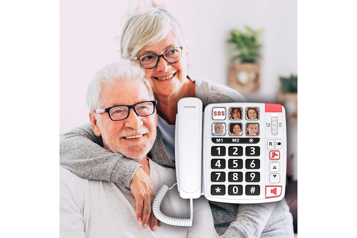 Swissvoice Big Button Corded Phone | Home Phone | ATL1418644 | White-4