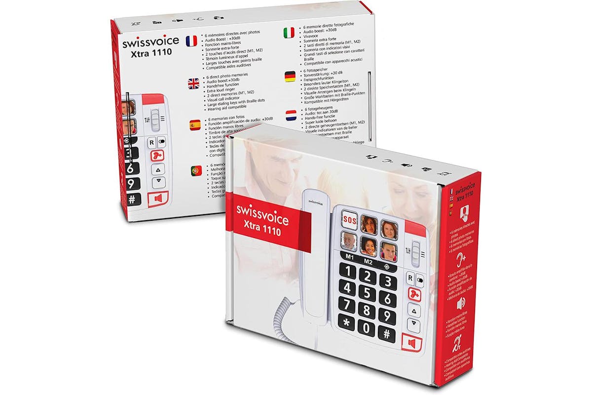 Swissvoice Big Button Corded Phone | Home Phone | ATL1418644 | White-5