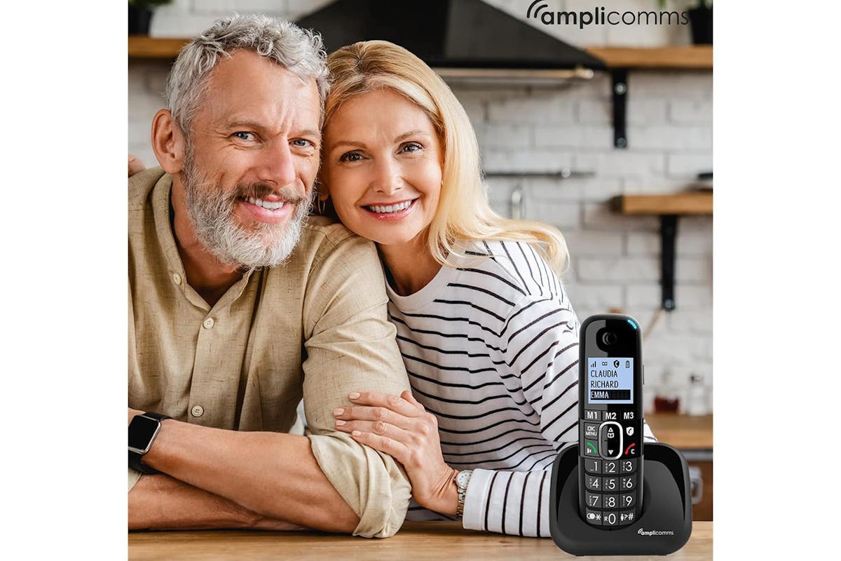 Amplicomms Big Button Cordless Home Phone | Black | ATL1423440-5