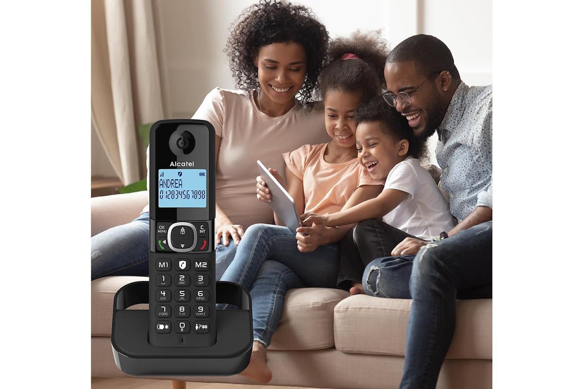 Alcatel Single Cordless Phone with Complete Call Control | Black | ATL1423518-8