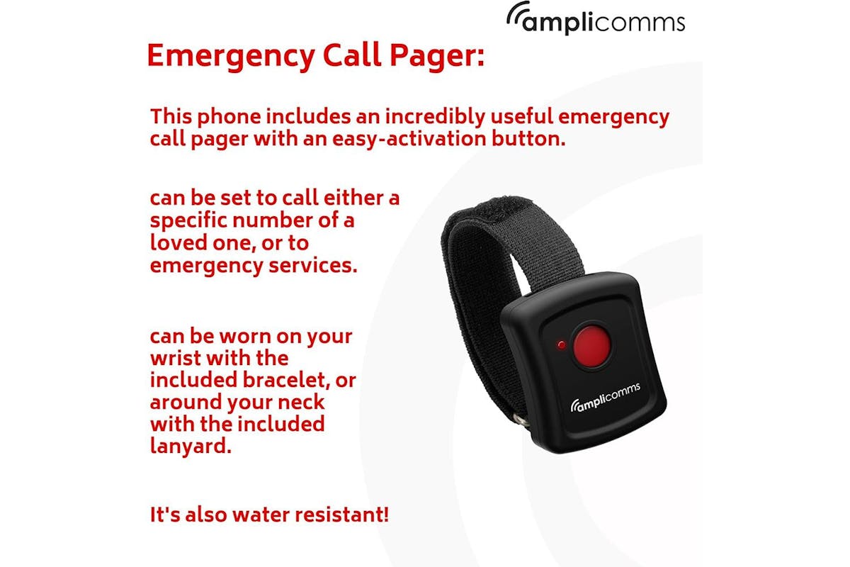 Amplicomms Big Button Phone | Black | ATL1424102-4
