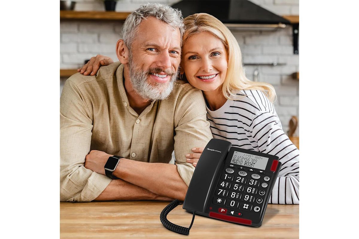 Amplicomms Big Button Corded Phone | Black | ATL1425451-5