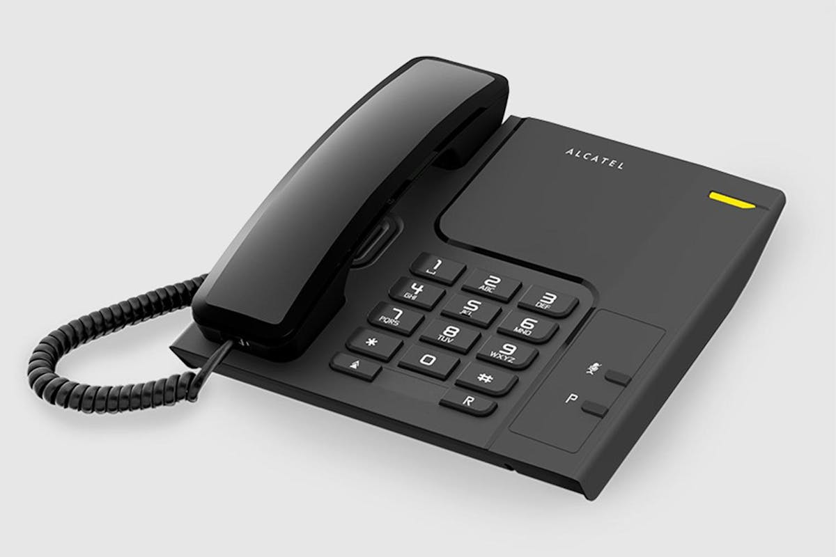 Alcatel T26 Corded Phone | Home Phone | Black | ATL1425581