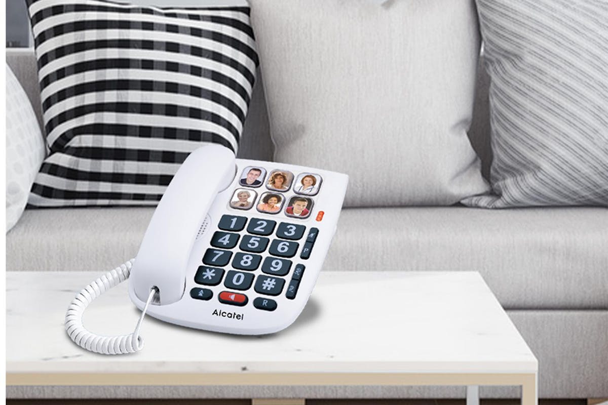 Alcatel Tmax 10 Big Button Corded Phone | White | ATL1425611-3