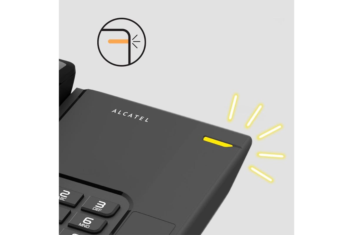 Alcatel T26 Corded Telephone | Black-4