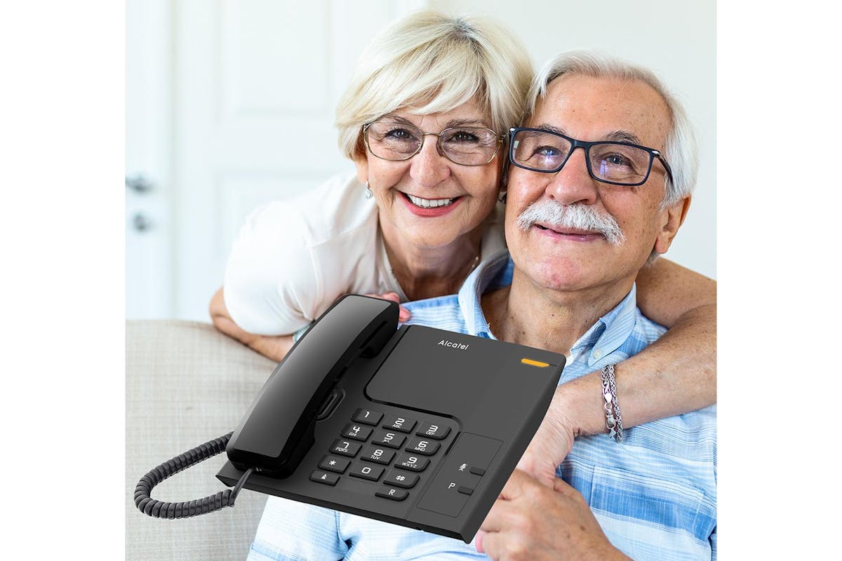 Alcatel T26 Corded Telephone | Black-5