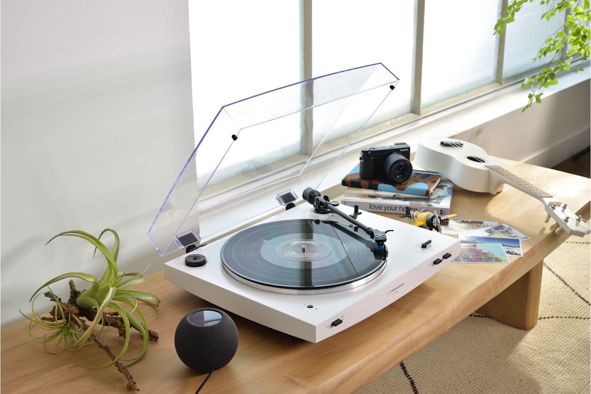 Audio Technica Automatic Belt Drive Turntable | ATLP3XBTWH | White-8