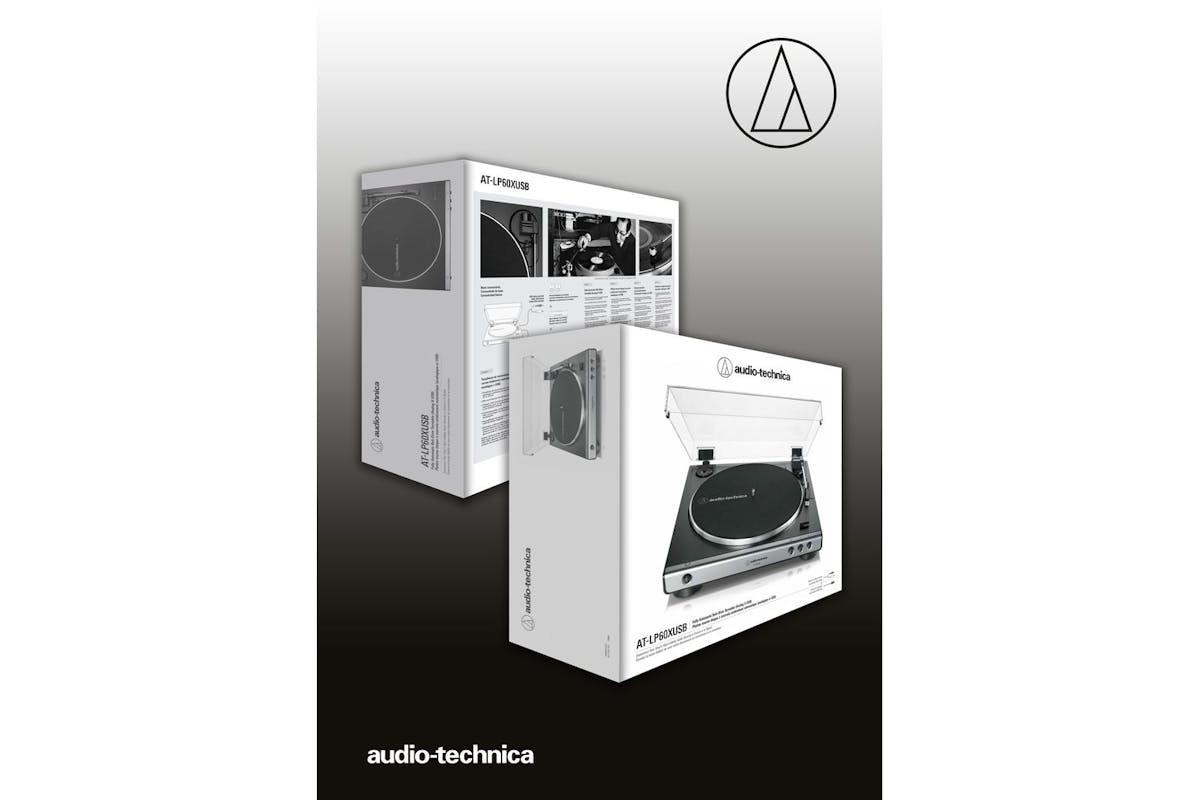 Audio Technica | Fully Automatic Belt-drive Stereo Turntable | Gun Metal | Standard Size-8