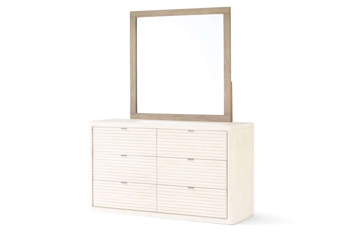 Albury Dresser Mirror | Oak Effect | 100 x 100 cm-5