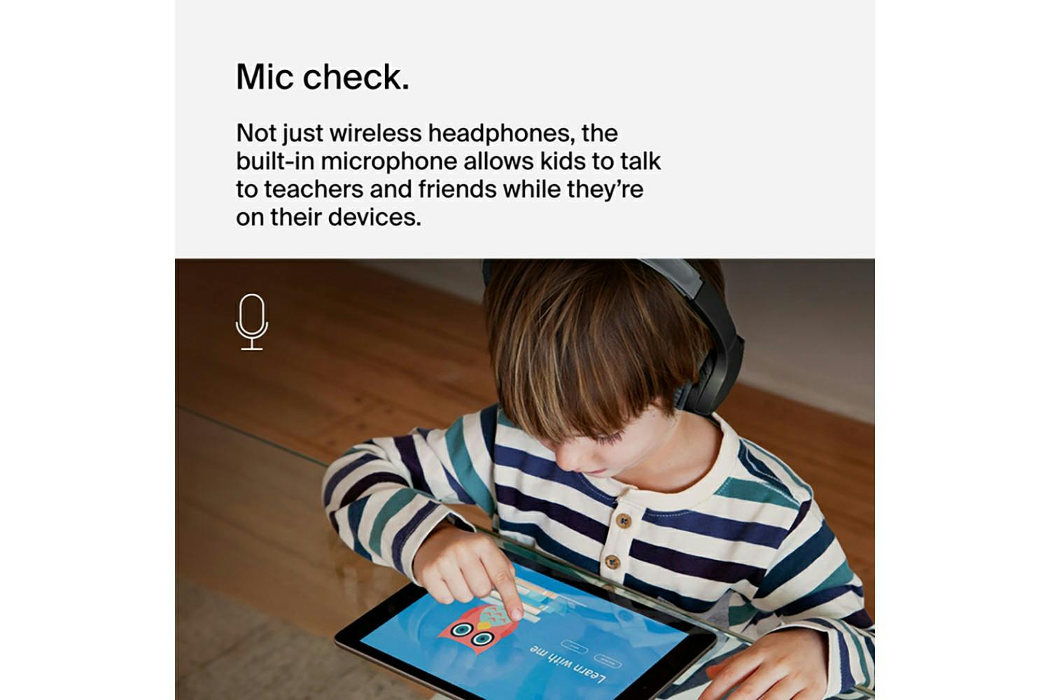 Belkin Soundform Mini On-Ear Wireless Kids Headphones | Black-4