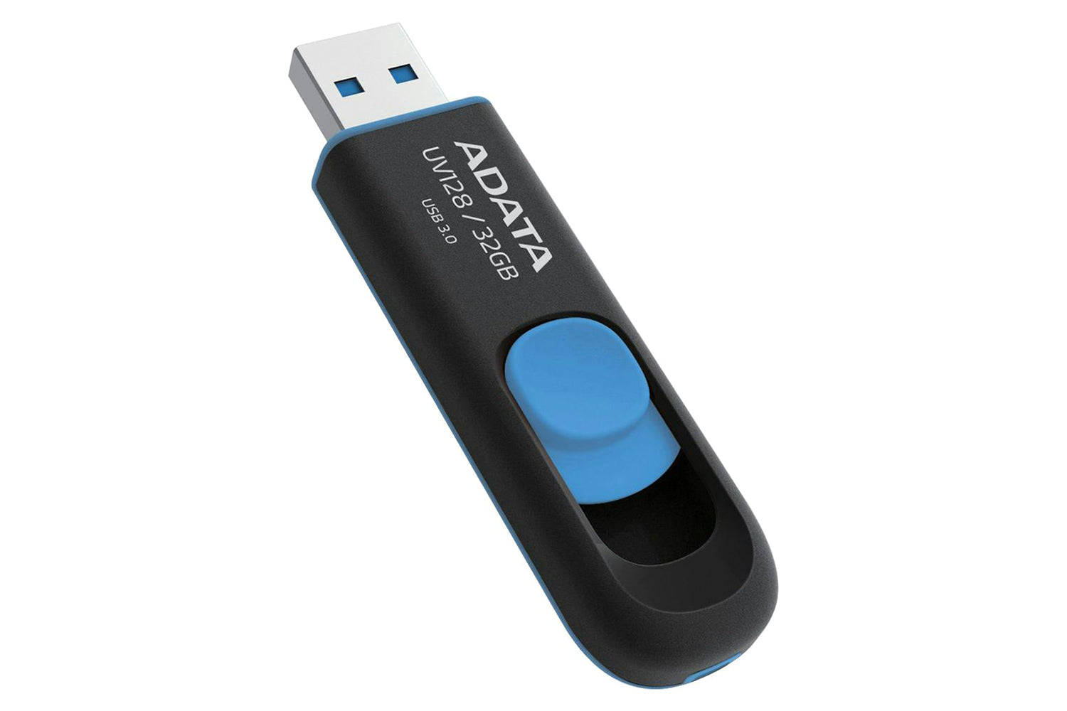 ADATA UV128 USB Flash Drive | 32GB | Black/Blue-2