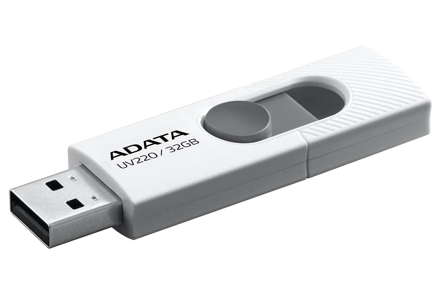 ADATA UV220 USB Flash Drive | 32GB | White/Grey