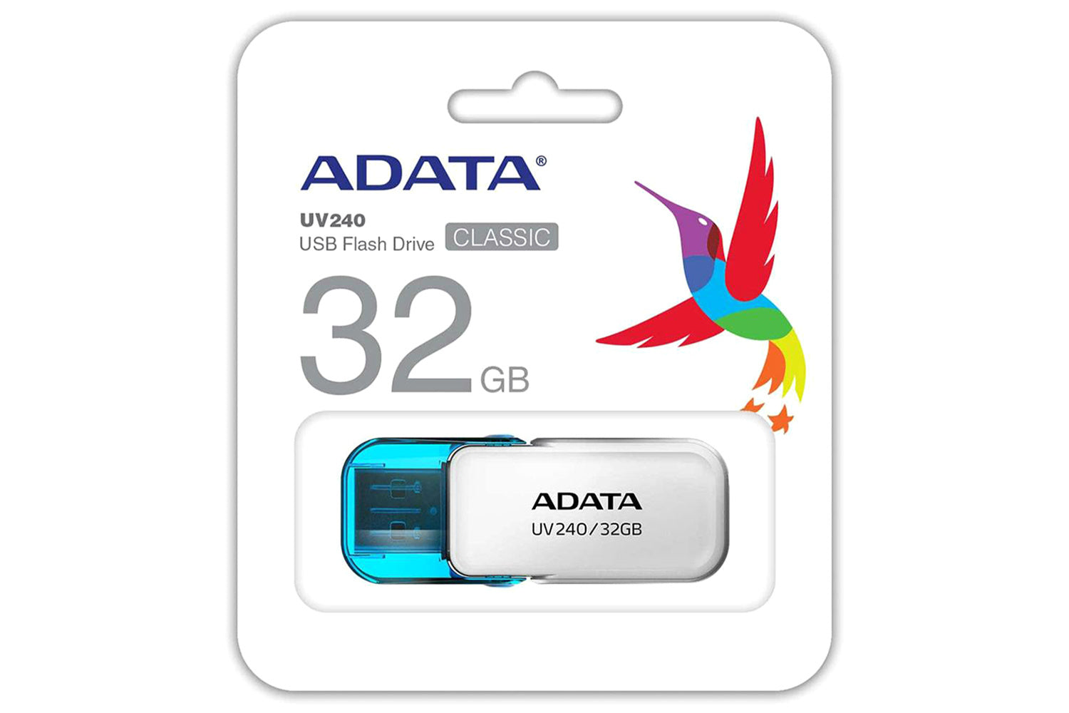 ADATA UV240 USB Flash Drive | 32GB | White-3