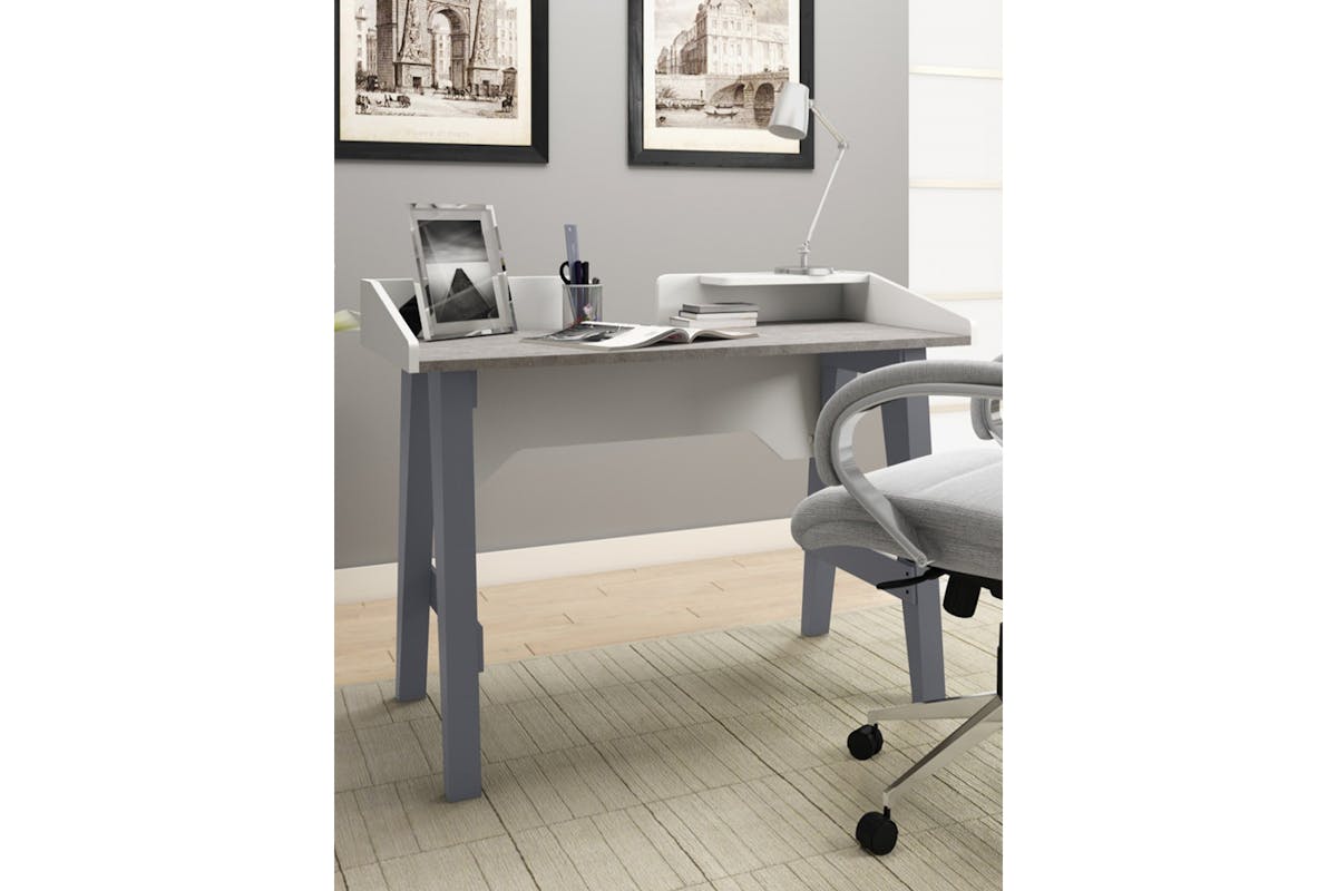 Dorel Truro Desk | Grey-2