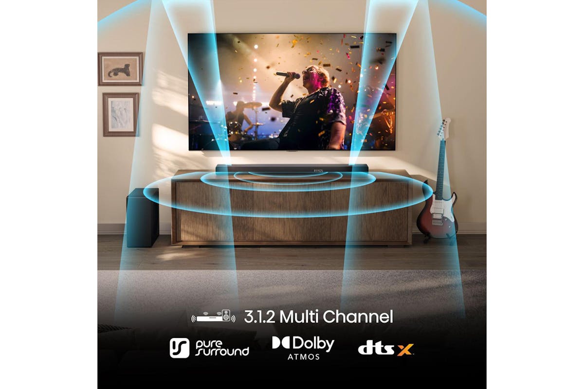 Hisense AX Series 3.1.2ch Soundbar with Wireless Subwoofer | AX3120Q-3
