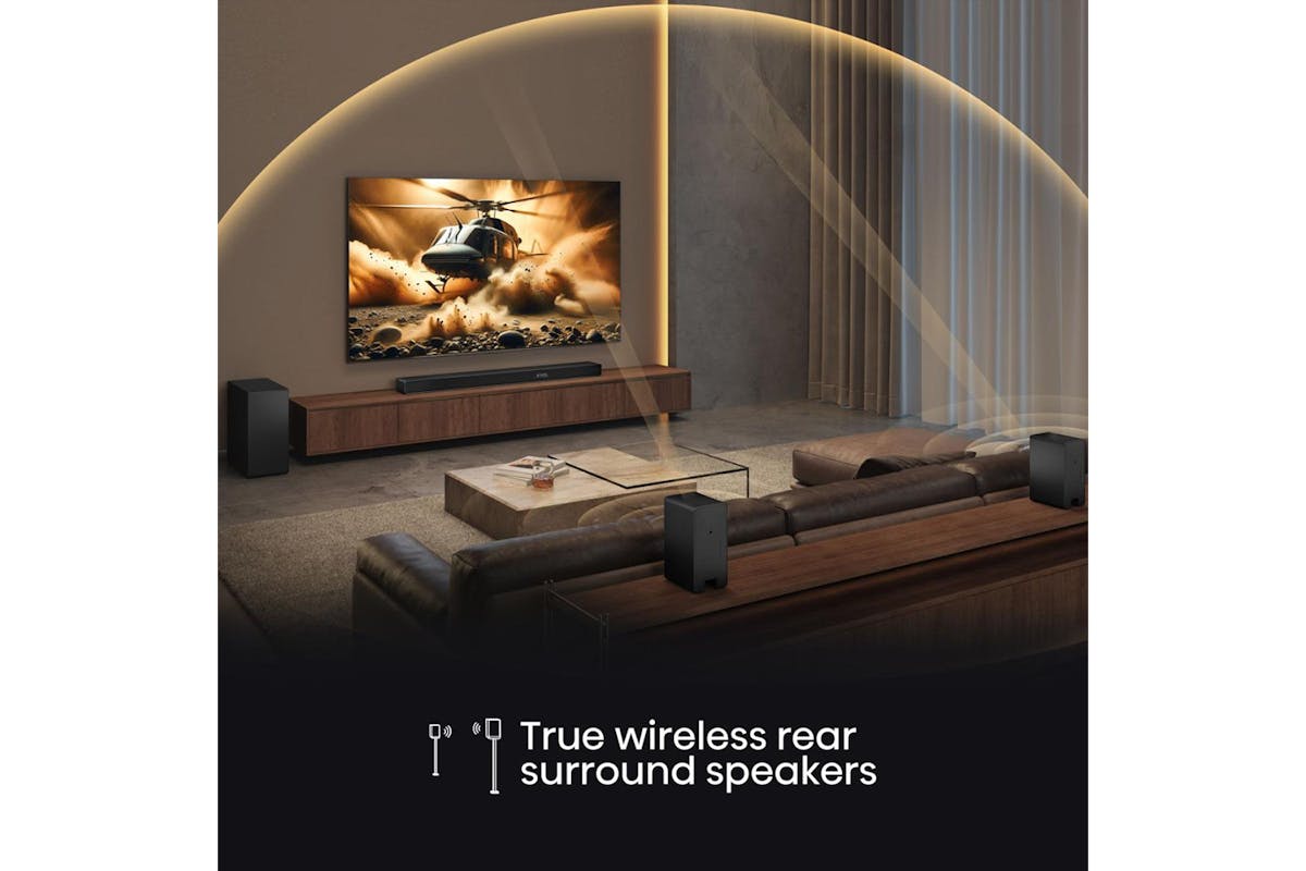 Hisense AX Series 5.1.4ch Soundbar with Wireless Subwoofer and Rear Speakers | AX5140Q-7