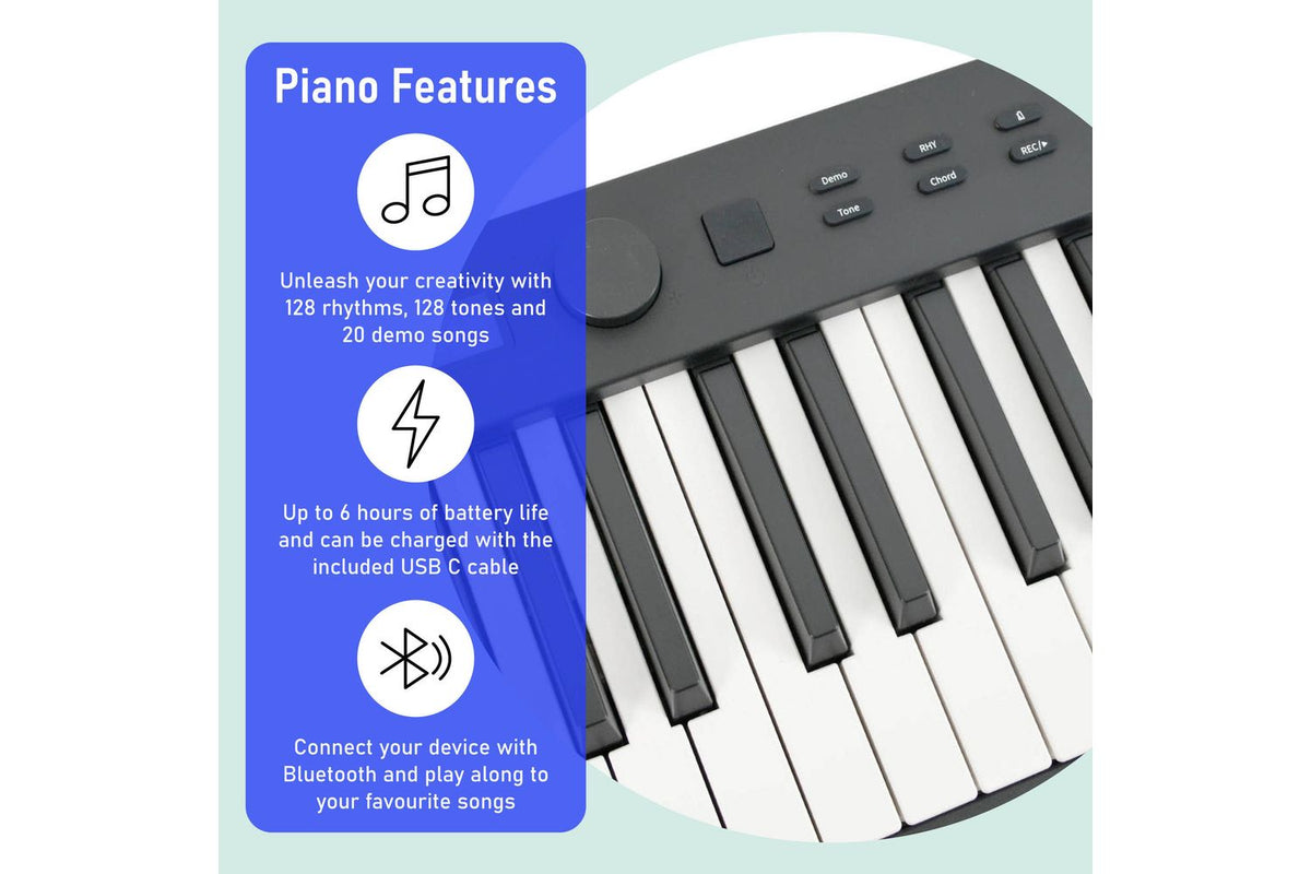 Axus 88 Note Folding Digital Piano-3