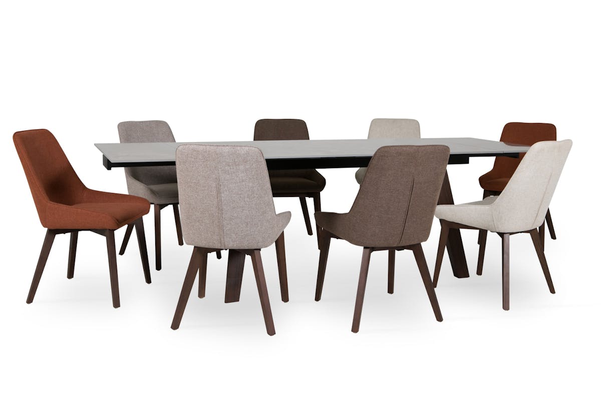 Avenza Rectangular Extending Dining Table | Latte-3