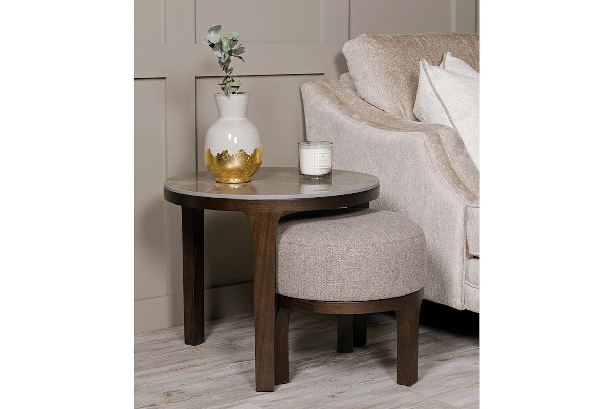 Avenza Footstool | Latte-2