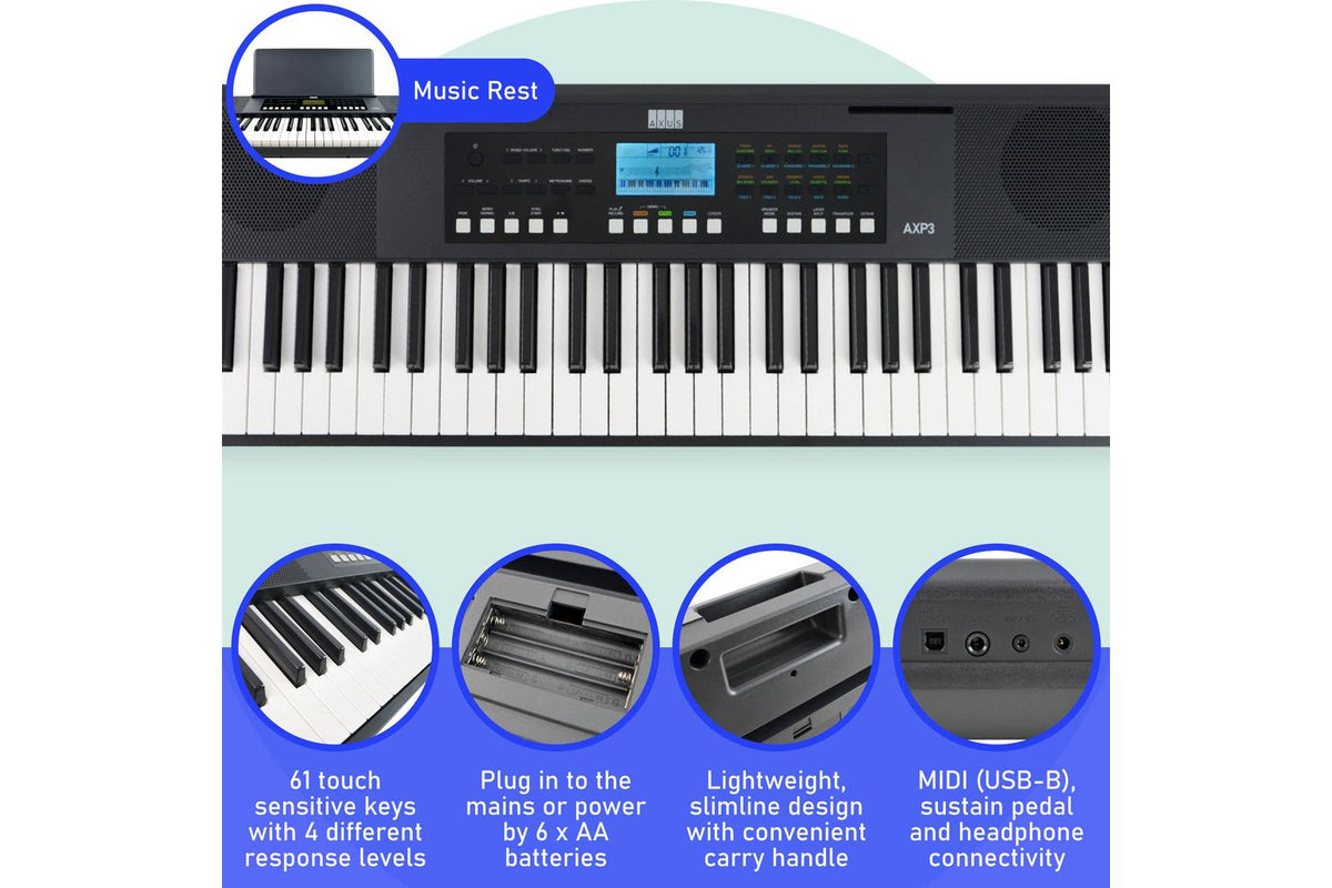 Axus 61 Note Keyboard Pack-2