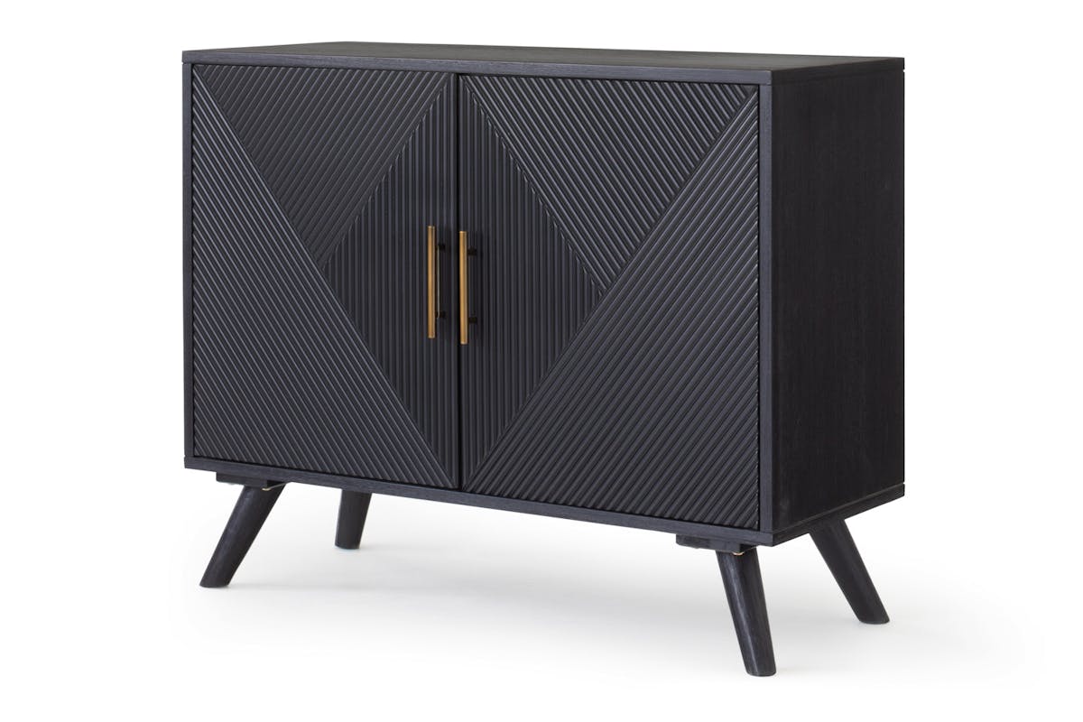 Ayda 2 Doors Sideboard | Black-2