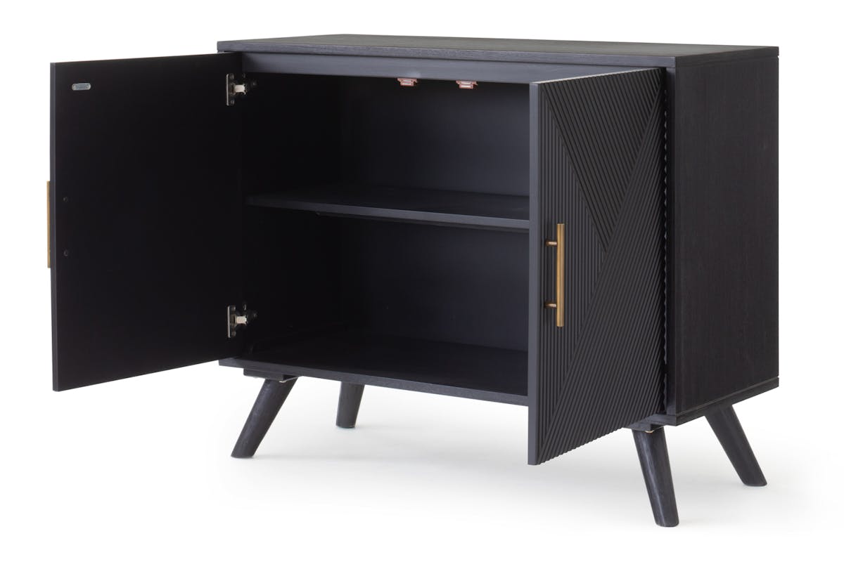 Ayda 2 Doors Sideboard | Black-3