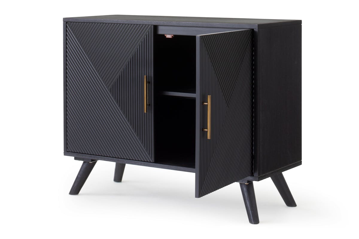 Ayda 2 Doors Sideboard | Black-4