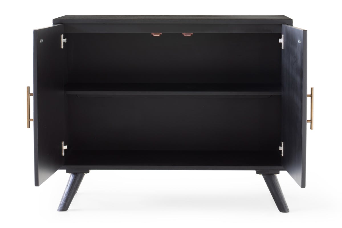 Ayda 2 Doors Sideboard | Black-6