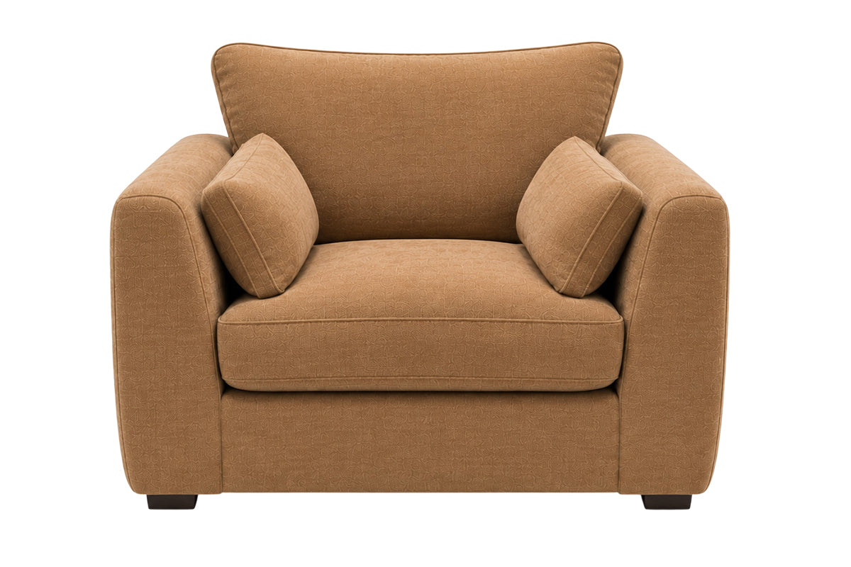 Achill Armchair | Fabric | Tan Orange