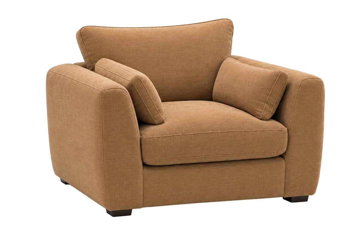 Achill Armchair | Fabric | Tan Orange-3