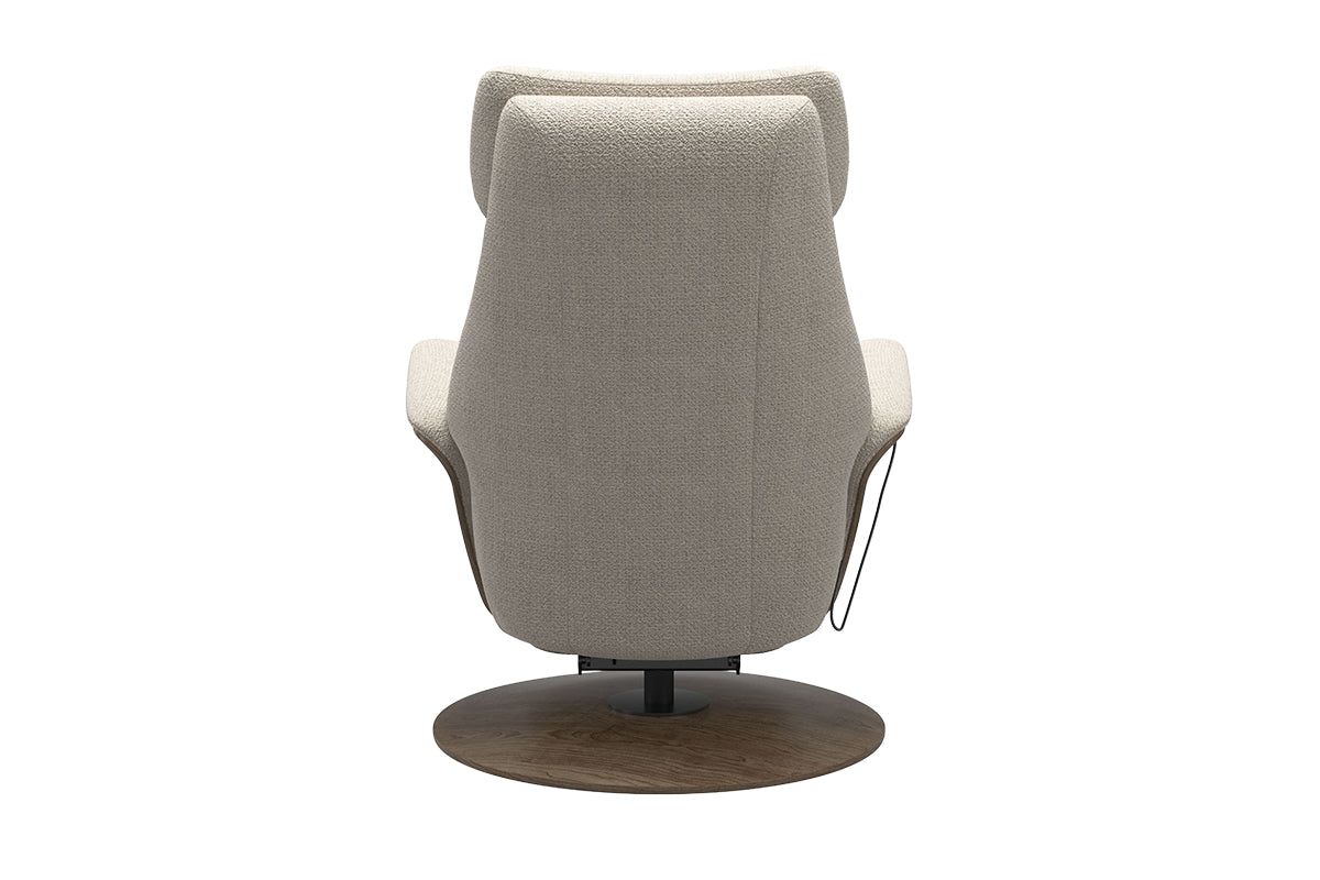 Adam Armchair | Power Recliner | Fabric | Offwhite-6
