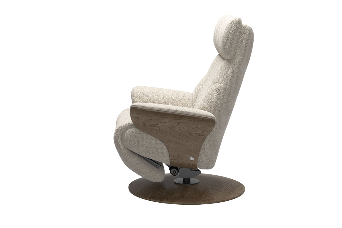 Adam Armchair | Power Recliner | Fabric | Offwhite-4
