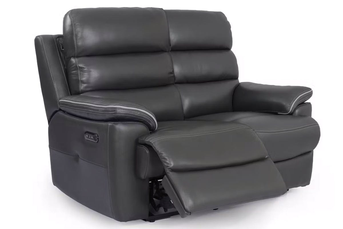 Alec 2 Seater Sofa | Power Headrest Recliner | Trim-3