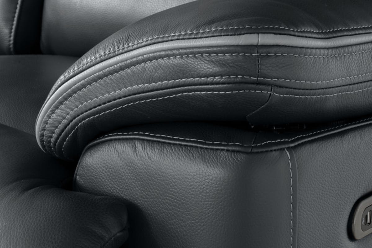 Alec 2 Seater Sofa | Power Headrest Recliner | Trim-6