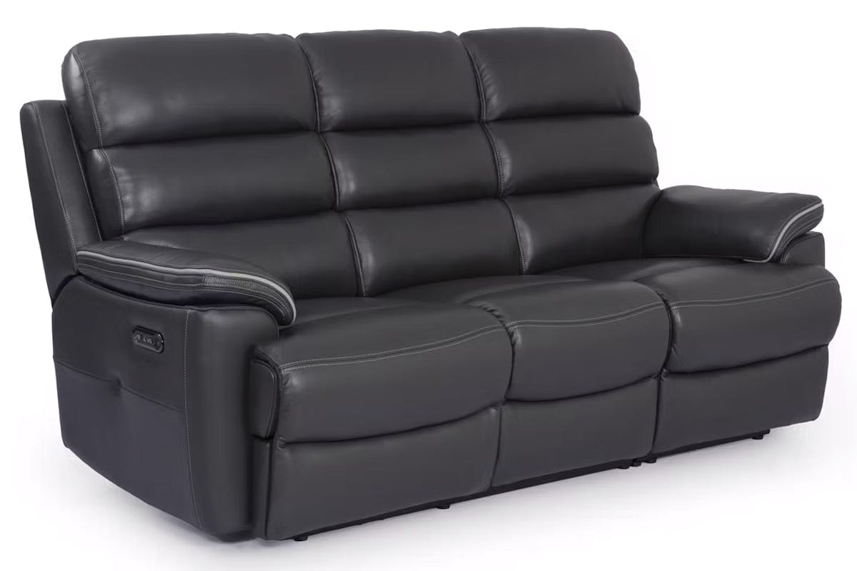 Alec 3 Seater Sofa | Power Headrest Recliner | Trim-3